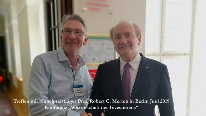 Stefan Pflugmacher Nobelpreisträger für Wirtschaft Robert Merton